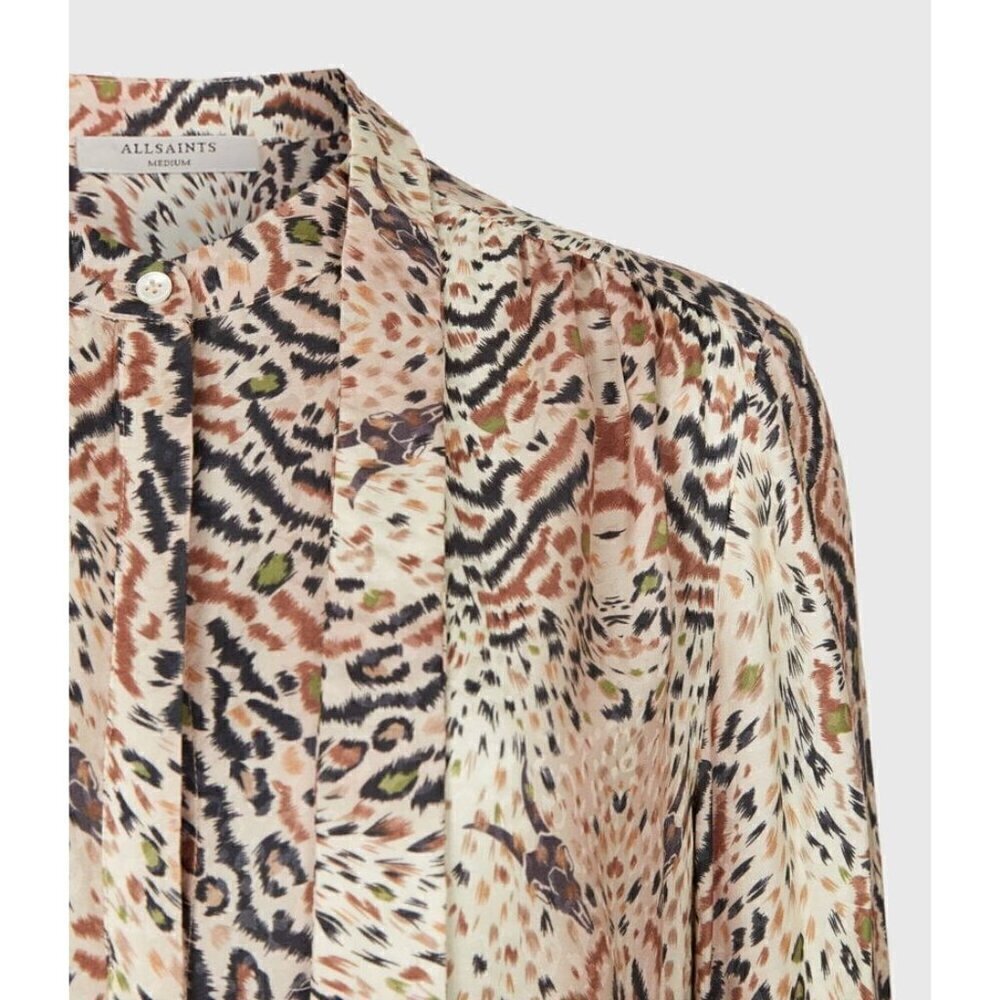 All Saints Toni Arietta animal print southwestern Shirt - Picture 5 of 11